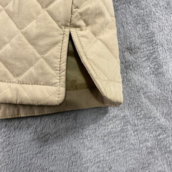 LLBean Coat Womens L Quilted Barn Chore Corduroy Collar Thermore Insulation Farm - Picture 14 of 16